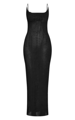 Tall Robe Longue Texturée Noire à Bretelles -Logic || Diamond || Zero Soldes Boutique 020d399589723d77732e8373df2b6e2958387ffd cnd6771 5