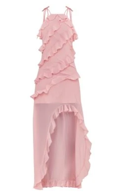 Tall Robe Longue Volantée Rose Tendre à Bretelles -Logic || Diamond || Zero Soldes Boutique 03b4f22b6efc77b390d50272d6c817e6246e64a4 cne8161 5