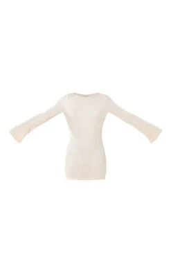 Tall Mini-robe En Maille Tricot Crème à Manches Longues -Logic || Diamond || Zero Soldes Boutique 04831a9b91860a10509fe470fedfb1d135a024f8 cnd6752 5