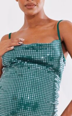 Maternité Robe De Grossesse Vert émeraude à Sequins Et Col Bénitier -Logic || Diamond || Zero Soldes Boutique 092f8cba4e98db45517656228bc62ec2ee9c88ea cnb2411 4