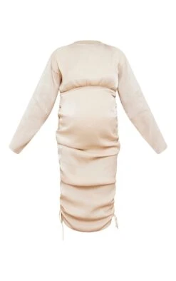 Maternité Robe Moulante De Grossesse Champagne Plissée à Côté Froncé -Logic || Diamond || Zero Soldes Boutique 0c869c27fef80eb805487f3d36d6a55973316848 cna9485 5