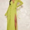 Tall Robe Longue Vert Citron à Volants Et Manches Longues -Logic || Diamond || Zero Soldes Boutique 146161f786fc22a9a3a40d5b222955b460aecdbb cnd3479 1
