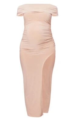 Maternité Robe De Grossesse Mi-longue Bustier Moulante New Nude Froncée -Logic || Diamond || Zero Soldes Boutique 19a855c1270df2d75efa52a352f9443ed0b09d4a cne2361 5