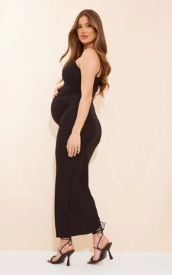 Maternité Robe De Grossesse Longue Douce Noire à Bretelles -Logic || Diamond || Zero Soldes Boutique 1c36c62078e235663225036703171c614035e245 cne8192 2