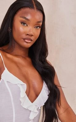 Tall Robe Longue Texturée Crème à Volants -Logic || Diamond || Zero Soldes Boutique 217dc9db03a02d6dfeba815a12624422b46c216d cne2098 4