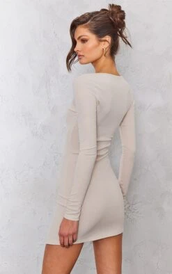 Tall Robe Moulante Fendue Gris Clair Côtelée à Col Carré Et Manches Longues -Logic || Diamond || Zero Soldes Boutique 22980f8846d3f3d45808539eafffdea9daac1062 cnd4342 2