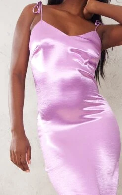 Tall Robe Longue Satinée Lilas -Logic || Diamond || Zero Soldes Boutique 2d6aaa91401455d02b12887b97074c3b96aadaab cnd3342 4