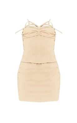 Tall Mini-robe Effet Lin Taupe Style Corset -Logic || Diamond || Zero Soldes Boutique 32390083a8cb456f29714aadd53321fa2bc0d260 CND6792 6