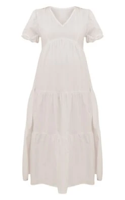 Maternité Robe De Grossesse Longue En Coton Blanc à étages -Logic || Diamond || Zero Soldes Boutique 38604f80cc1b436ccc9e8c410f8cb89ae11ee44d cmy0822 6