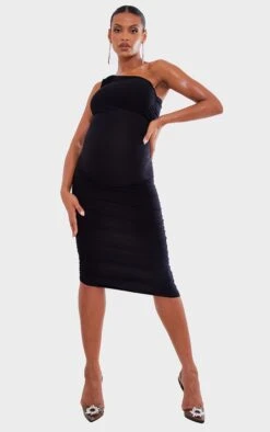 Maternité Robe Mi-longue De Grossesse Moulante Noire Asymétrique -Logic || Diamond || Zero Soldes Boutique 3b6743a78055fde73d916e2d357167d6ea25d931 cnb2446 3