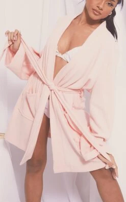 Robe De Chambre En Maille Gaufrée Douce Rose -Logic || Diamond || Zero Soldes Boutique 42c2411e3f584e1942bffa335a07a8a1bae201be cmp9943 4