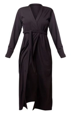 Robe De Chambre Longue En Jersey Brossé Noir -Logic || Diamond || Zero Soldes Boutique 4ecdd448856d37d867e58bcb46977e73c9e78b81 cne4630 5