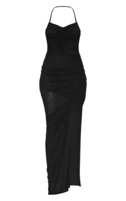 Tall Robe Longue Froncée En Mesh Noir -Logic || Diamond || Zero Soldes Boutique 4f14998573f313ce2abfd5514666cf562d2b2069 cnd7267 5