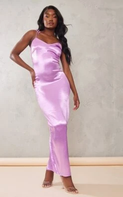 Tall Robe Longue Satinée Lilas -Logic || Diamond || Zero Soldes Boutique 610f49fe847476299d42c42c38882b8f9fdf9473 cnd3342 1