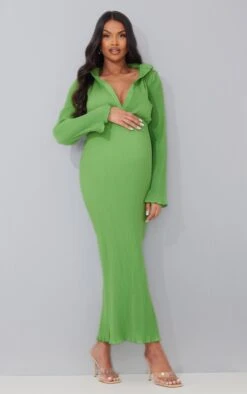 Maternité Robe De Grossesse Mi-longue Verte Plissée à Boutons 9 Maternité Robe De Grossesse Mi-longue Verte Plissée à Boutons -Logic || Diamond || Zero Soldes Boutique 6658f052243318ba54c5f393c806127be07ec167 cmw5737 4