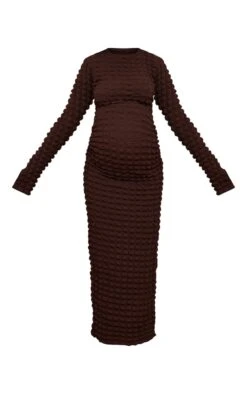 Maternité Robe Longue De Grossesse En Maille Bulle Chocolat Texturée 11 Maternité Robe Longue De Grossesse En Maille Bulle Chocolat Texturée -Logic || Diamond || Zero Soldes Boutique 7324ea9c408080bfa24a48cfccd1d6b0a381bc29 cnb3084 5