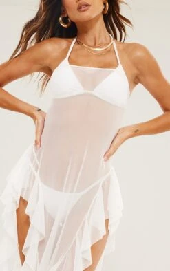 Robe De Plage Bustier En Mesh Blanc à Volants 10 Robe De Plage Bustier En Mesh Blanc à Volants -Logic || Diamond || Zero Soldes Boutique 7bae01b530be2c6e02bda643292bd04b06d4f61d cne4509 4