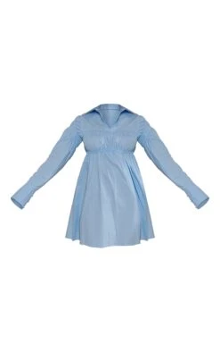 Tall Robe Chemise Bleue à Manches Froncées -Logic || Diamond || Zero Soldes Boutique 8b91fe972bafedbea7d4262174a023976360b218 cmw5871 6