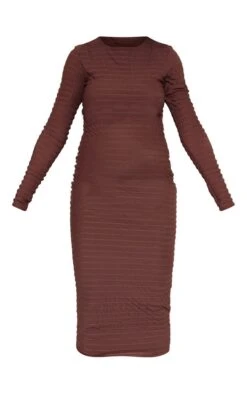 Maternité Robe De Grossesse Mi-longue Froncée Chocolat à Manches Longues -Logic || Diamond || Zero Soldes Boutique 8c6f198b9555ff114221e137e8404eda9a0fb740 cnd0102 5