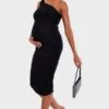 Maternité Robe Mi-longue De Grossesse Moulante Noire Asymétrique -Logic || Diamond || Zero Soldes Boutique 8dd35dd1c2ee777342fb8cd1788248f90cb43dbf cnb2446 1