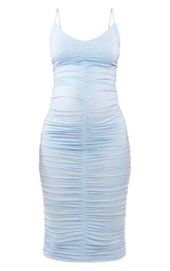 Maternité Robe De Grossesse Mi-longue En Jersey Bleu Ciel à Décolleté Et Fronces Détail Contours -Logic || Diamond || Zero Soldes Boutique 8ea4c51ef257481515ea1095b346cadf8f8a5244 cne4968 5