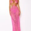 Robe De Plage Longue En Maille Rose à Bretelles Et Découpes -Logic || Diamond || Zero Soldes Boutique 94934b4c76a2c913d704542ae30c945e76da480b cmy6971 1