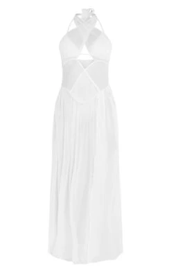 Robe De Plage Longue En Mousseline De Soie Crème -Logic || Diamond || Zero Soldes Boutique 96cc646fa70c98235015bbb9d4099b040810dd60 cne1675 5