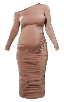 Maternité Robe De Grossesse Asymétrique Longue Gris Pierre à Fronces -Logic || Diamond || Zero Soldes Boutique 99cccb0f51b7660cc7c4c7e90363277ef93decc8 cnb6517 5