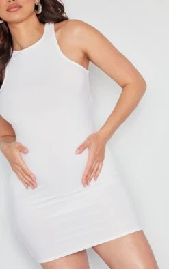 Maternité Mini Robe De Grossesse Douce Blanche à Dos Nageur -Logic || Diamond || Zero Soldes Boutique 9e4a7cd777005f35d2284f4c506d297c644f9b6a cne2192 4