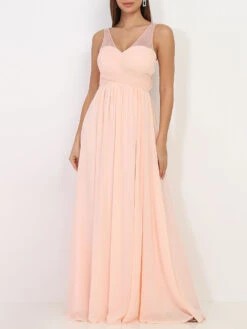 Robe Longue à Strass -Logic || Diamond || Zero Soldes Boutique O25 R1358 PNK 3