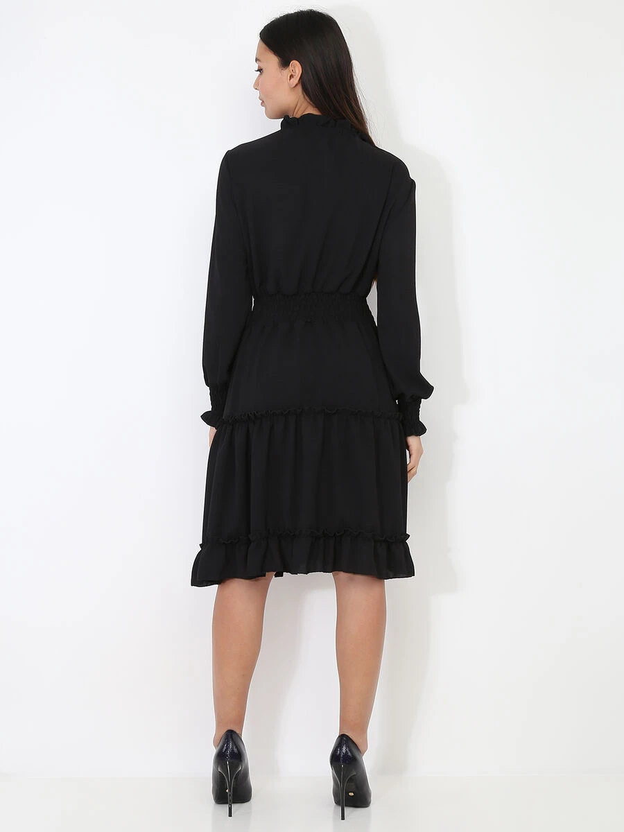 Robe évasée Et Smockée à Volants 4 Robe évasée Et Smockée à Volants – Image 2