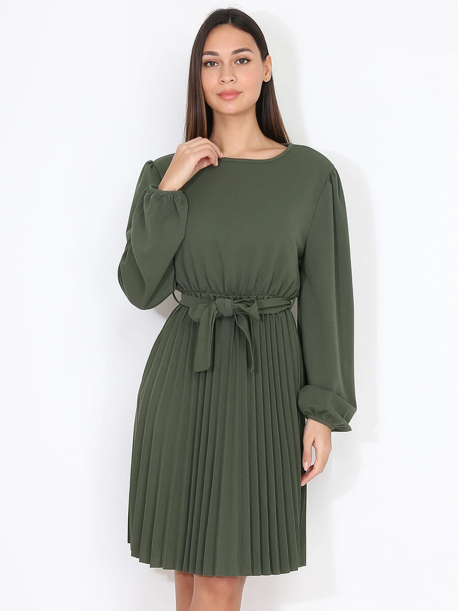 Robe Patineuse Plissée Et Ceinturée 3 Robe Patineuse Plissée Et Ceinturée