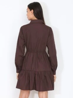 Robe Chemise à Volants -Logic || Diamond || Zero Soldes Boutique R09 23358 BRW 2