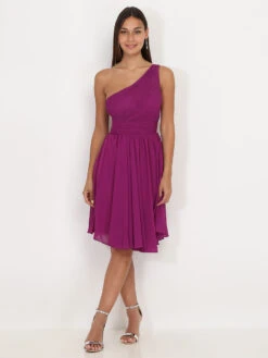 Robe Asymétrique Drapée -Logic || Diamond || Zero Soldes Boutique R21 R1283 PRP 4