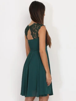 Robe De Cérémonie Avec Dentelle -Logic || Diamond || Zero Soldes Boutique S33 R1271 DKGRN 3