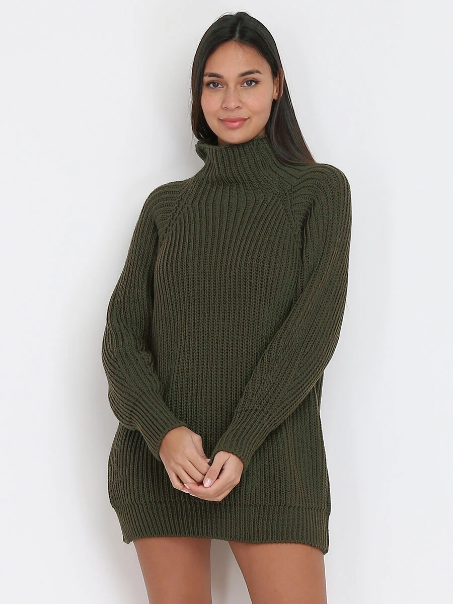 Robe Pull à Manches Ballon 3 Robe Pull à Manches Ballon