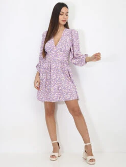 Robe Patineuse à Fleurs Et Boutons -Logic || Diamond || Zero Soldes Boutique U14 22802 LIL 4