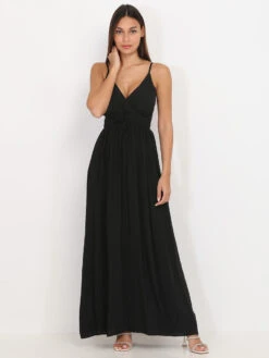 Robe Noire Longue Cache Coeur Noir -Logic || Diamond || Zero Soldes Boutique U23 1806 16 BLK 3