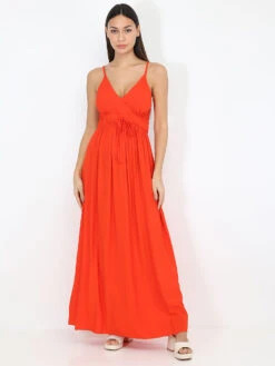 Robe Longue Cache Coeur -Logic || Diamond || Zero Soldes Boutique U23 1806 16 RED 4