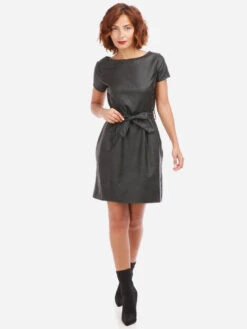 Robe En Simili -Logic || Diamond || Zero Soldes Boutique U30 9751 BLK 3