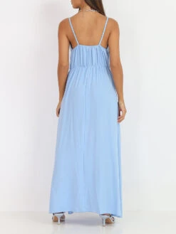 Robe Longue Portefeuille -Logic || Diamond || Zero Soldes Boutique U31 51579 LTBLU 2