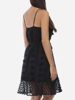 Robe à Plumetis -Logic || Diamond || Zero Soldes Boutique V04 3298 BLK 2