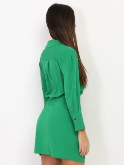 Robe Portefeuille Fluide à Nouer -Logic || Diamond || Zero Soldes Boutique W12 3814 GRN 2