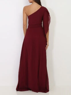 Robe Portefeuille Bordeaux à Manche Asymétrique Bordeaux -Logic || Diamond || Zero Soldes Boutique W26 HM2296 WIN 2