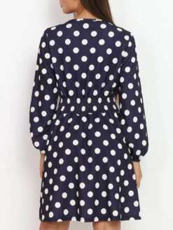 Robe Patineuse à Pois -Logic || Diamond || Zero Soldes Boutique W32 Q51079 NVY 2