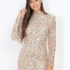 Robe Moulante à Sequins -Logic || Diamond || Zero Soldes Boutique Y22 22866 BGE 1