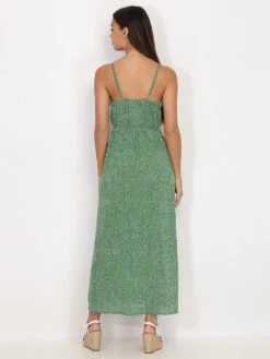 Robe Fluide à Pois -Logic || Diamond || Zero Soldes Boutique Y29 P8355 G GRN 2