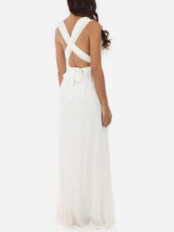 Robe De Soirée Différents Portés 13 Robe De Soirée Différents Portés -Logic || Diamond || Zero Soldes Boutique Z31 R1388 WHT 4