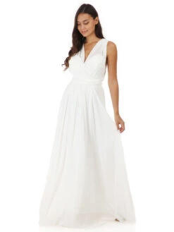 Robe De Soirée Différents Portés 15 Robe De Soirée Différents Portés -Logic || Diamond || Zero Soldes Boutique Z31 R1388 WHT 6