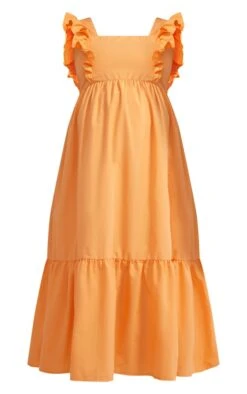Maternité Robe Longue De Grossesse Orange Volantée Sans Manches -Logic || Diamond || Zero Soldes Boutique a206d9940ebf8e342493c3dc65fbdc1e7f68c526 cnd7259 5